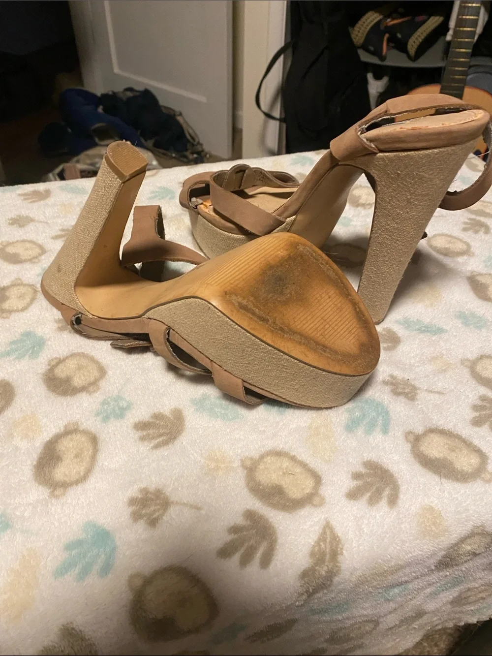 Steve Madden suede platform